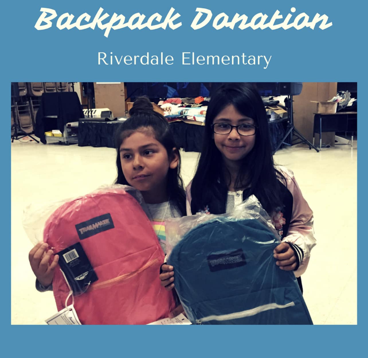 Backpack donation